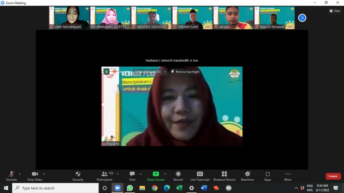 PT AAL Adakan Webinar Pendidikan Dalam ‘Menciptakan Lingkungan Ramah Anak dan Perempuan