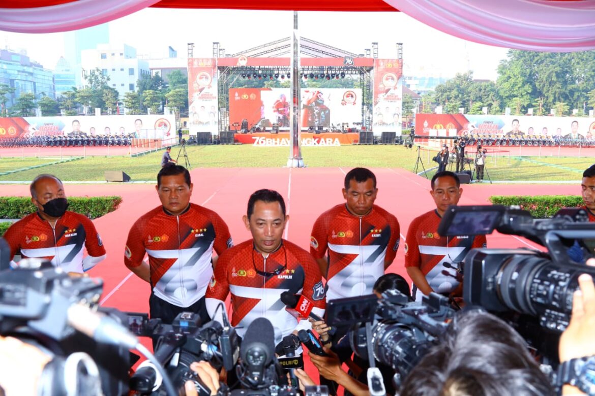 Lewat Fun Bike, Kapolri Tegaskan Sinergitas Kunci Amankan Seluruh Agenda Bangsa