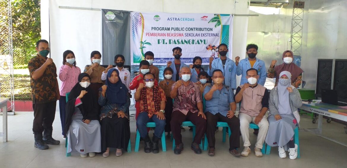 PT. Pasangkayu Komitmen, Kontribusi Melalui CSR Dibidang Pendidikan