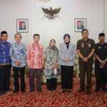 Sekda Dampingi Ketua KKS Barru Menerima Rombongan Study Tiru FKKS Kabupaten Berau