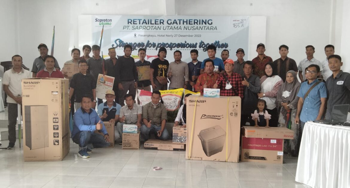 Sudah Kurang Lebih 3 Tahun PT Saprotan Utama Nusantra Gelar Retailer Gathering  di Kota Pasangkayu,