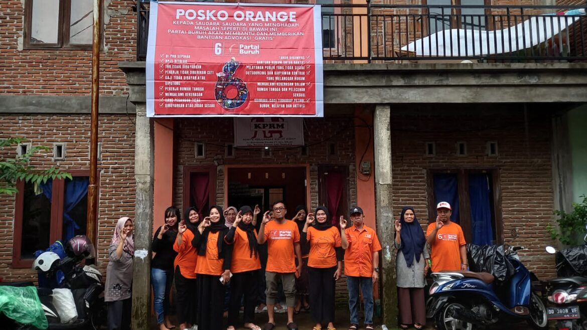 Posko Orange Resmi Launching, Ketua Partai Buruh Exco Sulsel Berharap Negara Tidak Abaikan Melayani Rakyat Miskin