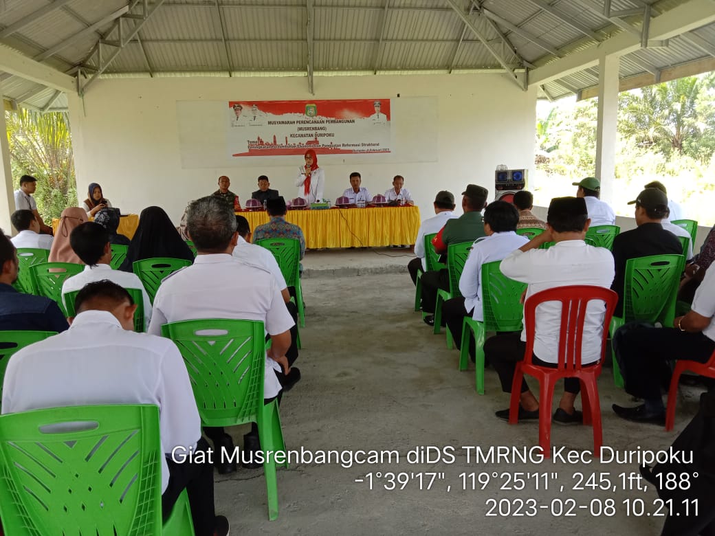 Wakil Bupati Pasangkayu Buka Musrembang Di Duripoku Tema Peningkatan Pertumbuhan ekonomi