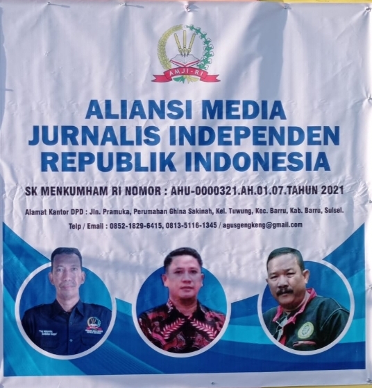 Organisasi AMJI-RI Kabupaten Barru di Nahkodai Irsam