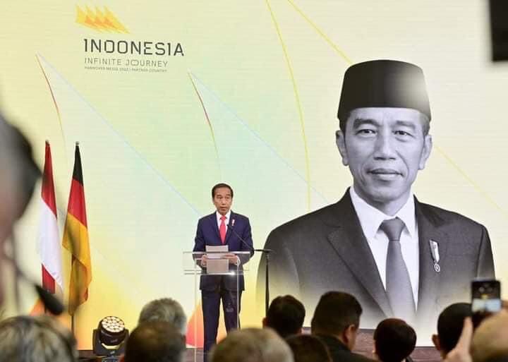 Buka Pertemuan Bisnis, Presiden Jokowi Ajak Jerman Tingkatkan Kemitraan Bisnis Dengan Indonesia