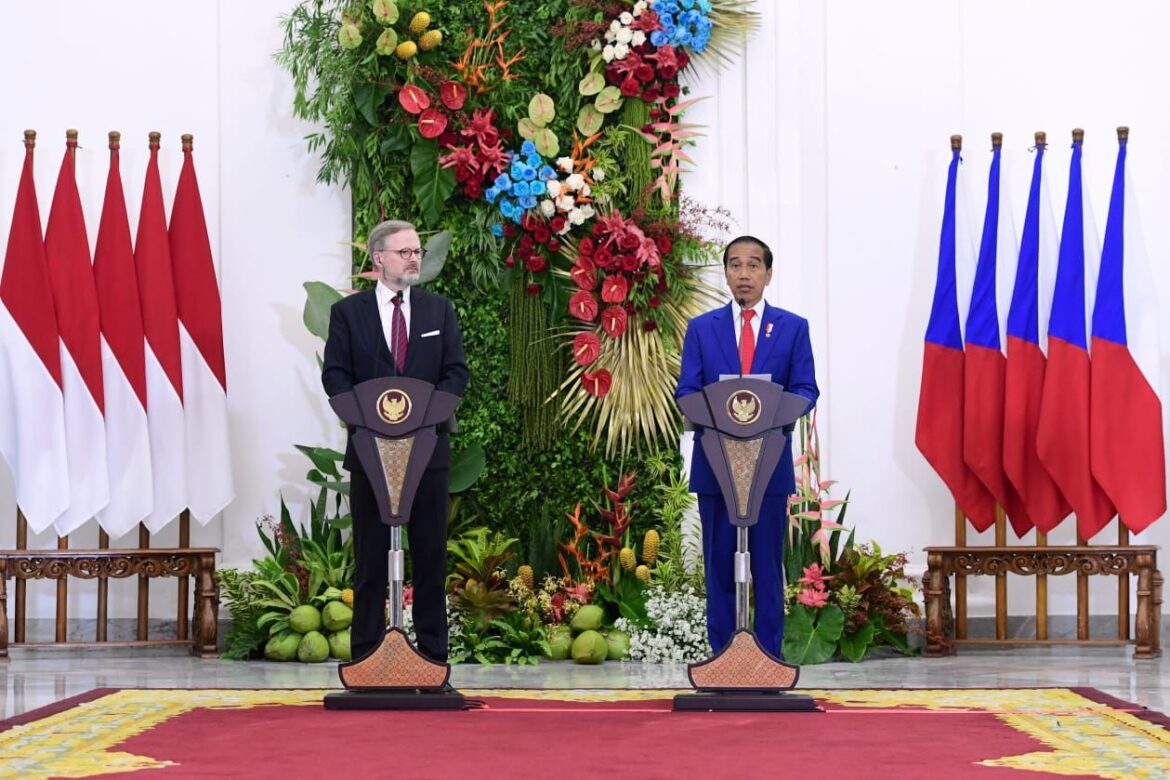Presiden Jokowi Apresiasi Kunjungan Perdana Tingkat Kepala Pemerintahan Ceko ke Indonesia