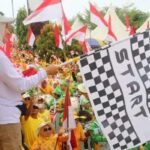 Sukses Dan Meriah Kirab Bendera Merah Putih di Luwu Utara Pecahkan Rekor