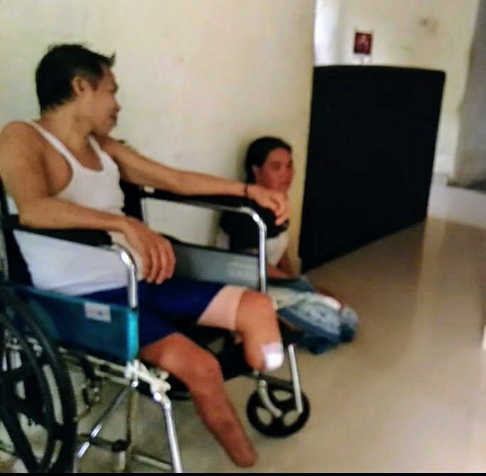 Alvian Dengan Kursi Rodanya Dapat Beraktivitas Lagi.