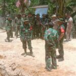 Dandim Muna Selaku Dansatgas TMMD 118, Tinjau Langsung Pelaksanaan TMMD