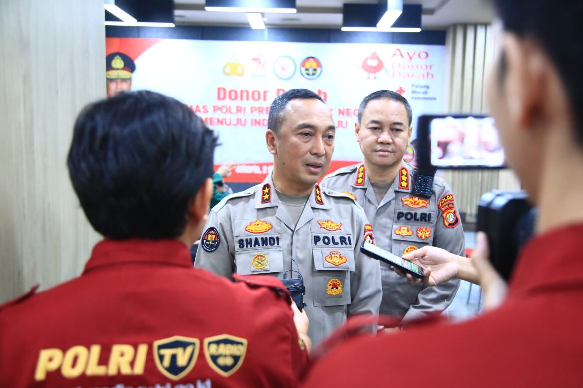 Hari Jadi ke-72 Humas Polri Dirayakan Dengan Kegiatan Kemanusiaan