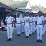 SMP N 2 LILIALI (JIKUMERASA) GIAT GRAK JALAN INDAH DENGAN GUGUS DEPAN BERNOMOR DADA 063