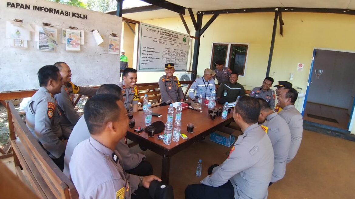 KUNJUNGAN KAPOLRES DAN JAJARAN BERKUNJUNG KE PT. BUMI KONAWE MINERINA