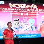 Nobar Timnas Indonesia U-23 Vs Uzbekistan U-23 Bareng Wartawan, Kadiv Humas Bicara Persatuan Bangsa