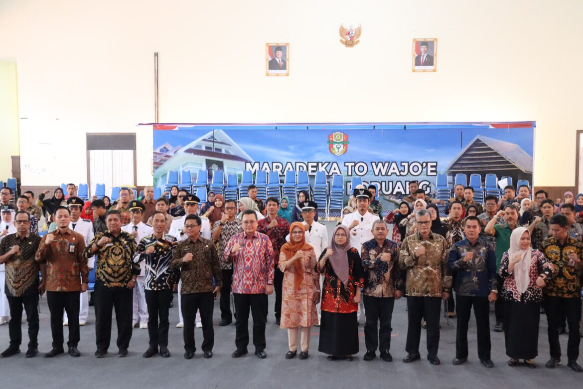 41 Pejabat Struktural Pemkab Wajo Di Lantik, Pejabat Bupati Harap Mampu Terapkan Core Value