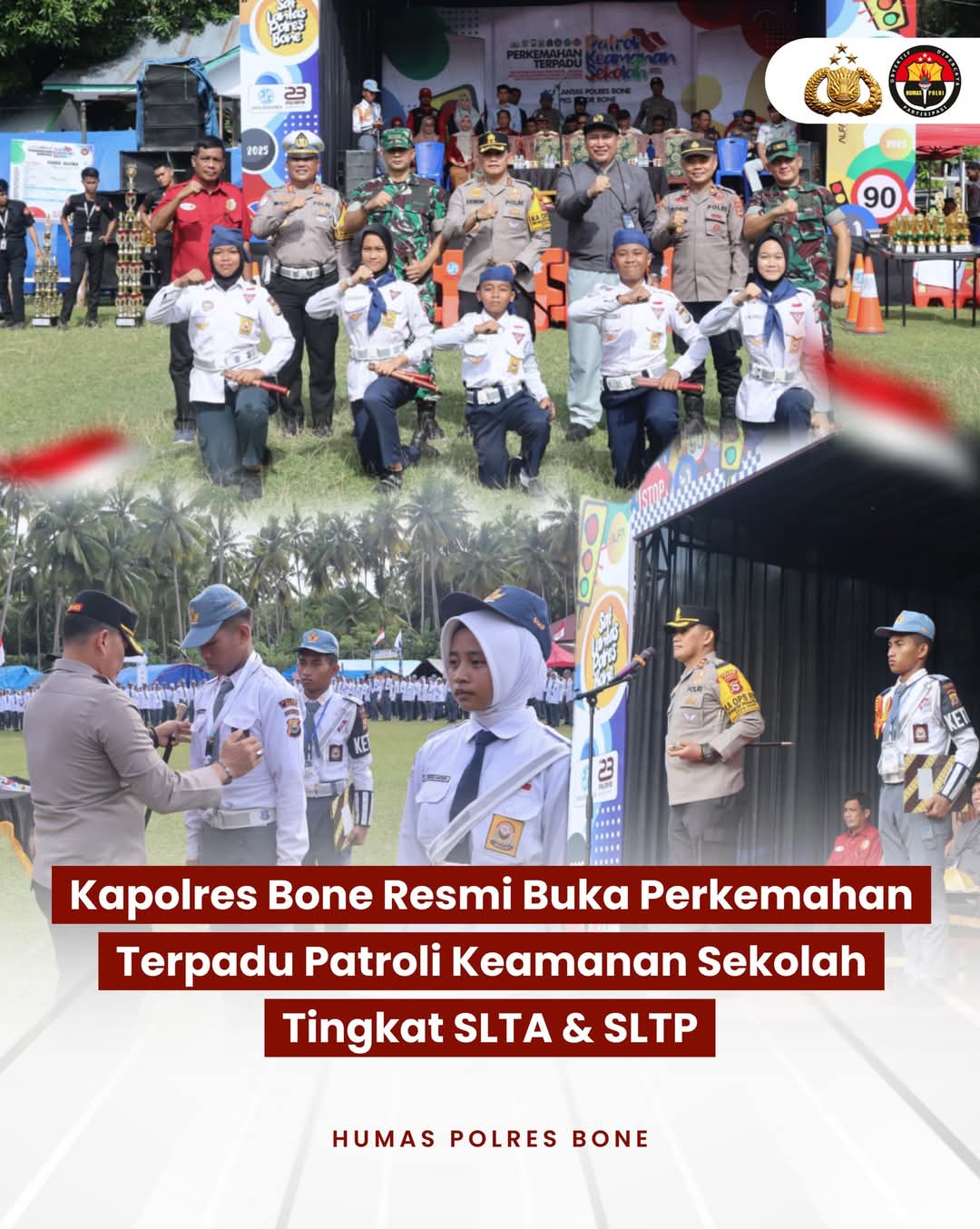 Kapolres Bone Buka Perkemahan Terpadu PKS se-Kabupaten Bone 🚦