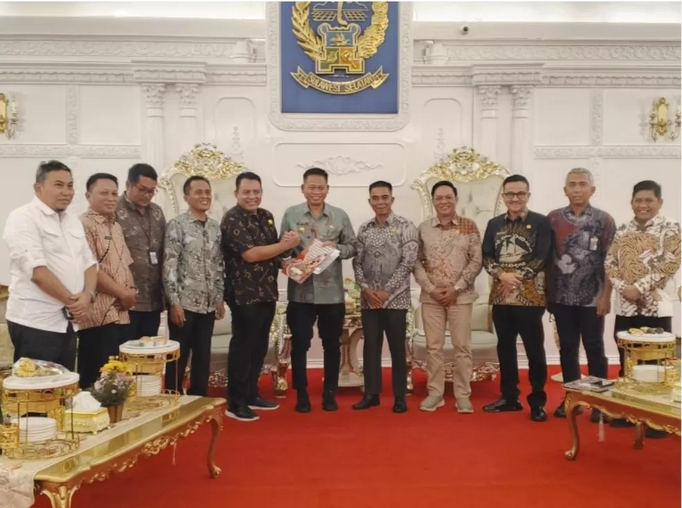 Kunker DPRD Lutra ke PJ Gubernur SulSel Terkait Penanganan Banjir.