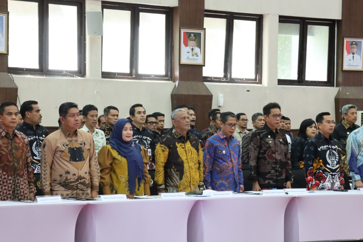 Wakil Bupati Wajo Hadiri High Level Meeting Tim Pengendalian Inflasi Daerah (TPID) Sulsel