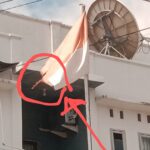 Bendera Negara RI. Merah Putih berkibar Robek dan Lusuh di Kantor KSP Balota Masamba Bendera Negara RI. Merah Putih berkibar Robek dan Lusuh di Kantor KSP Balota Masamba
