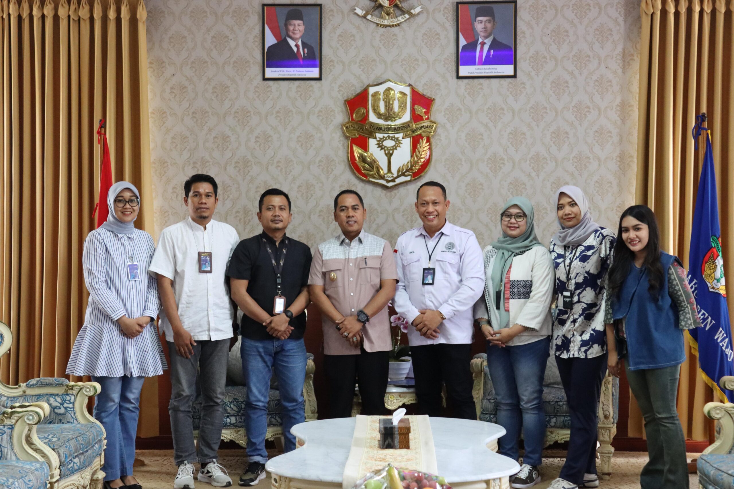 Bupati Wajo Menerima Kunjungan Asisten Vice President Bank Mandiri Area Parepare