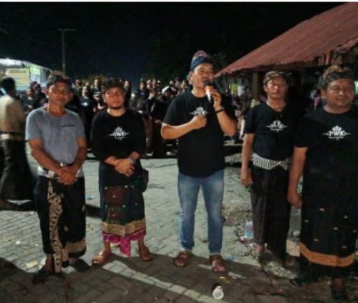 Wakil Ketua I DPRD Luwu Utara Saat Menghadiri Prosesi Ogoh-Ogoh, Bentuk Toleransi Terjalin Di Tengah Perbedaan Keyakinan.