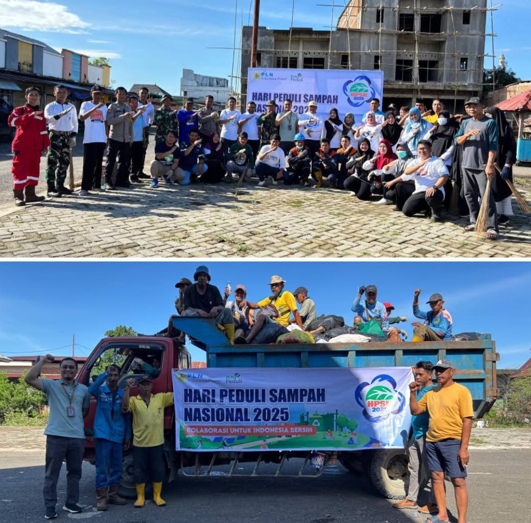 PT.PLN Indonesia Power UBP Barru Gelar Aksi Peduli Sampah dalam Rangka Hari Peduli Sampah Nasional 2025