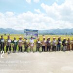 Digelar di Desa Manuba, Para Pimpinan Daerah dan Stakeholder Panen Raya Padi Serentak