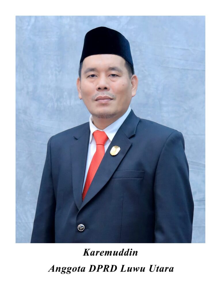 Meresahkan Narkoba Merajalela Di Luwu Utara, Karemuddin : ” Ikan Kakap Bebas Berkeliaran, Ikan Teri Yang Di Tangkap.”