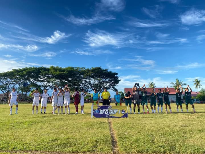 Pengamanan Turnamen Sepakbola di Desa Bulu Allaporenge