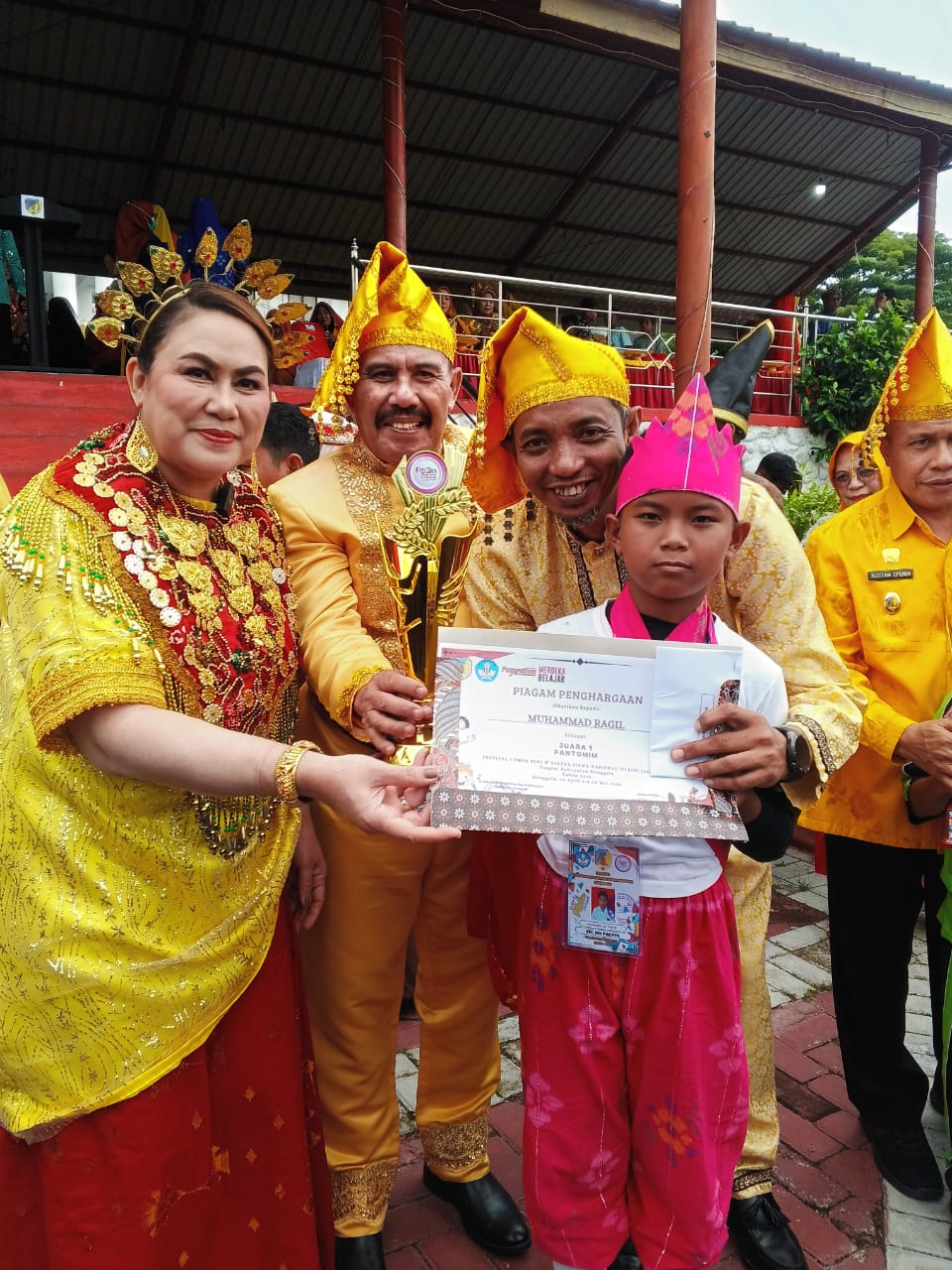 PT. LTT Gerlar Ajang FLS2N dan 02SN Tingkat SD  Kontingen Rio Pakava Binaan PT. LTT