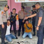 *Bawa Senjata Tajam, Dua Tukang Parkir Diamankan Personel Satgas Preventif Ops Pekat Anoa 2025*