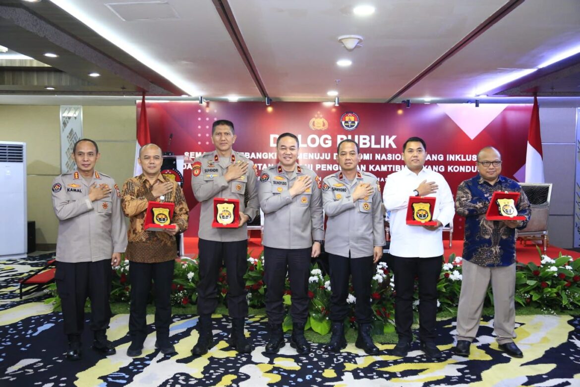 *Polri Gelar Dialog Publik: Dorong Ekonomi Nasional Inklusif dan Berkelanjutan Melalui Penguatan Kamtibmas*