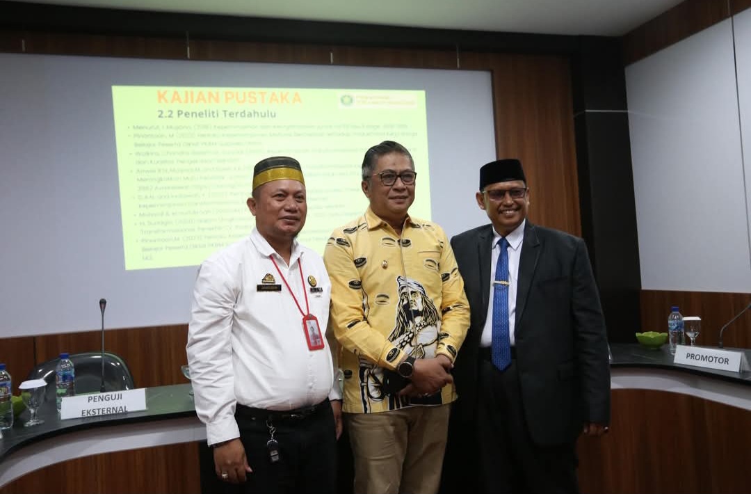 Wakil Bupati Barru Hadiri Promosi Gelar Doktor Kades Bojo