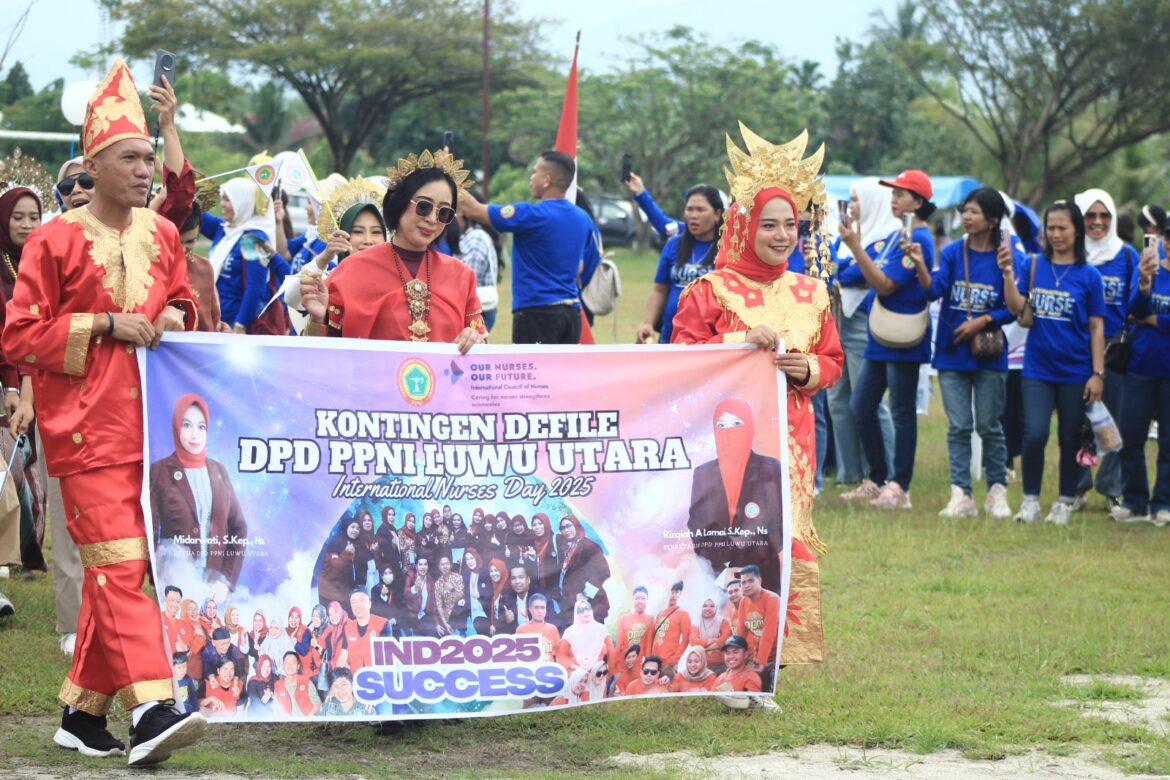 *Semangat Kebersamaan Peringati Hari Perawat Internasional, Ribuan Perawat Berkumpul di Luwu Utara*