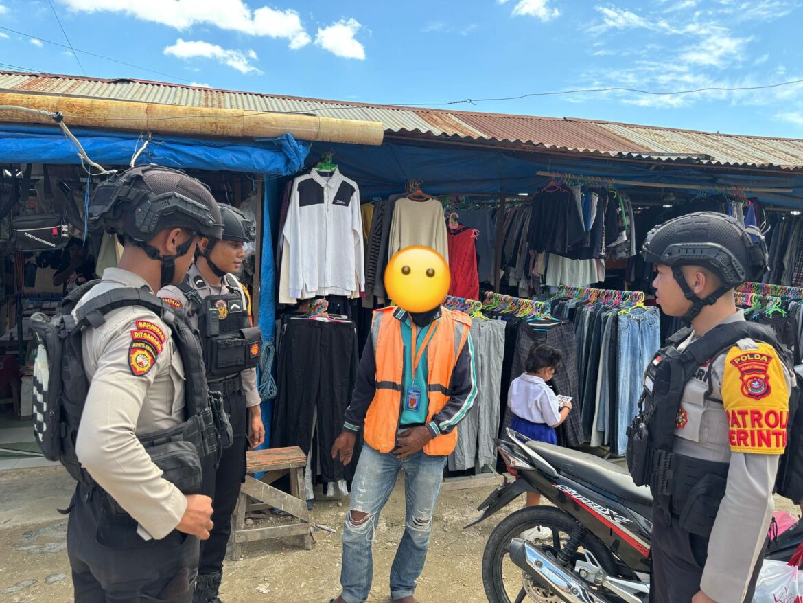 Satgas Preventif Ops 2025 Tertibkan Juru Parkir di Pasar Andonohu, Kendari