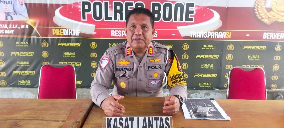 *Kasat Lantas Polres Bone Imbau Pengendara Jaga Keselamatan*