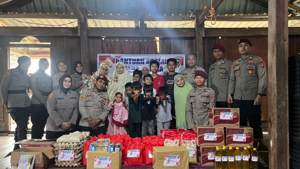 *Ditresnarkoba Polda Sultra Gelar Bakti Sosial di Panti Asuhan Berkah Hidayah Sambut Hari Bhayangkara ke-79*