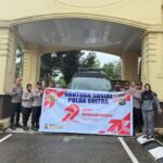 *Jelang Hari Bhayangkara ke-79 Ditbinmas Polda Sultra Salurkan 100 Paket Bansos untuk Warga Sekitar TPA Puwatu*