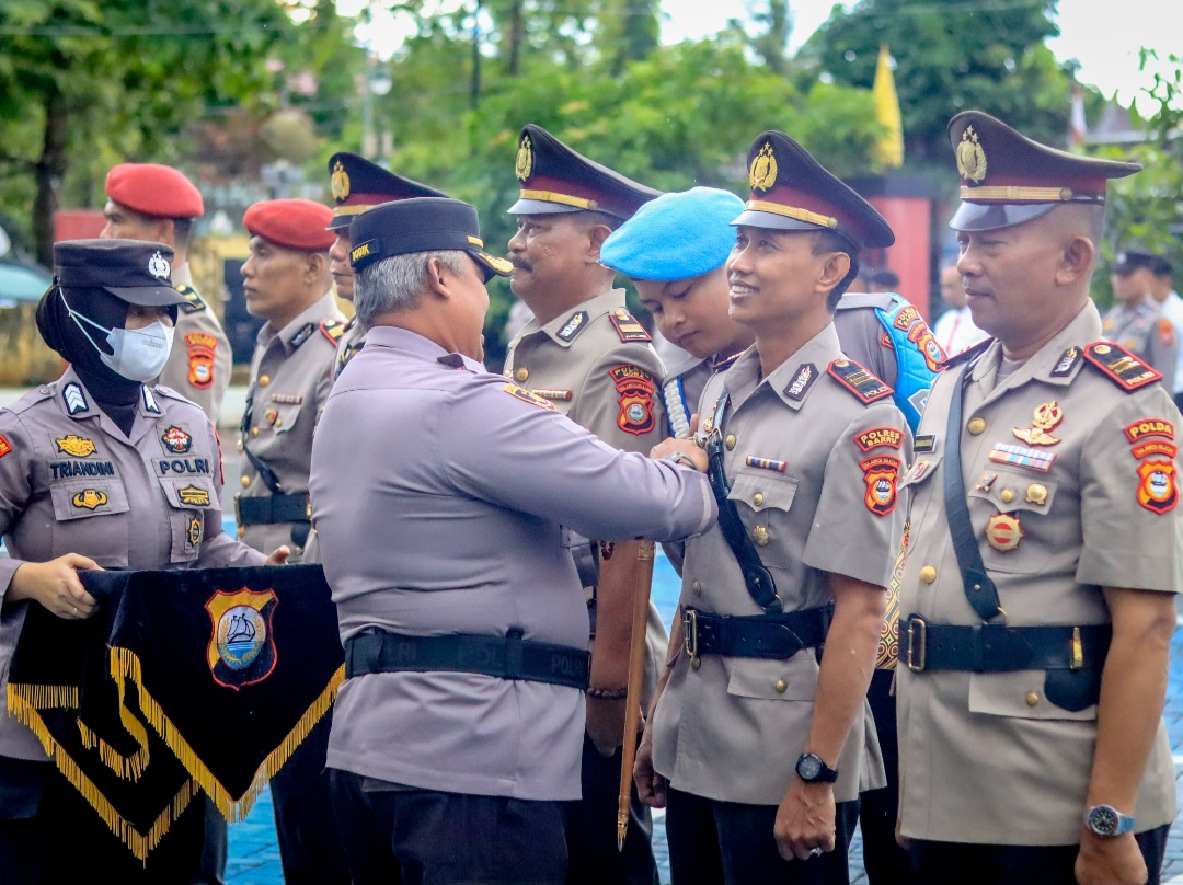 Sertijab Pejabat Utama di Lingkup Polres dan Polsek Dipimpin AKBP Dodik