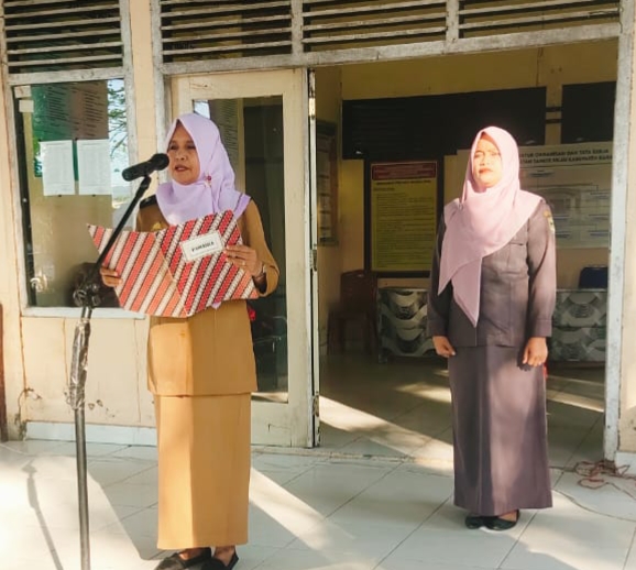 Pemdes Lasitae Sukses Gelar Upacara Bendera di Kantor Camat Tanete Rilau