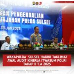*Wakapolda Sulsel Hadiri Taklimat Awal Audit Kinerja Itwasum Polri Tahap II T.A 2025* *Wakapolda Sulsel Hadiri Taklimat Awal Audit Kinerja Itwasum Polri Tahap II T.A 2025*