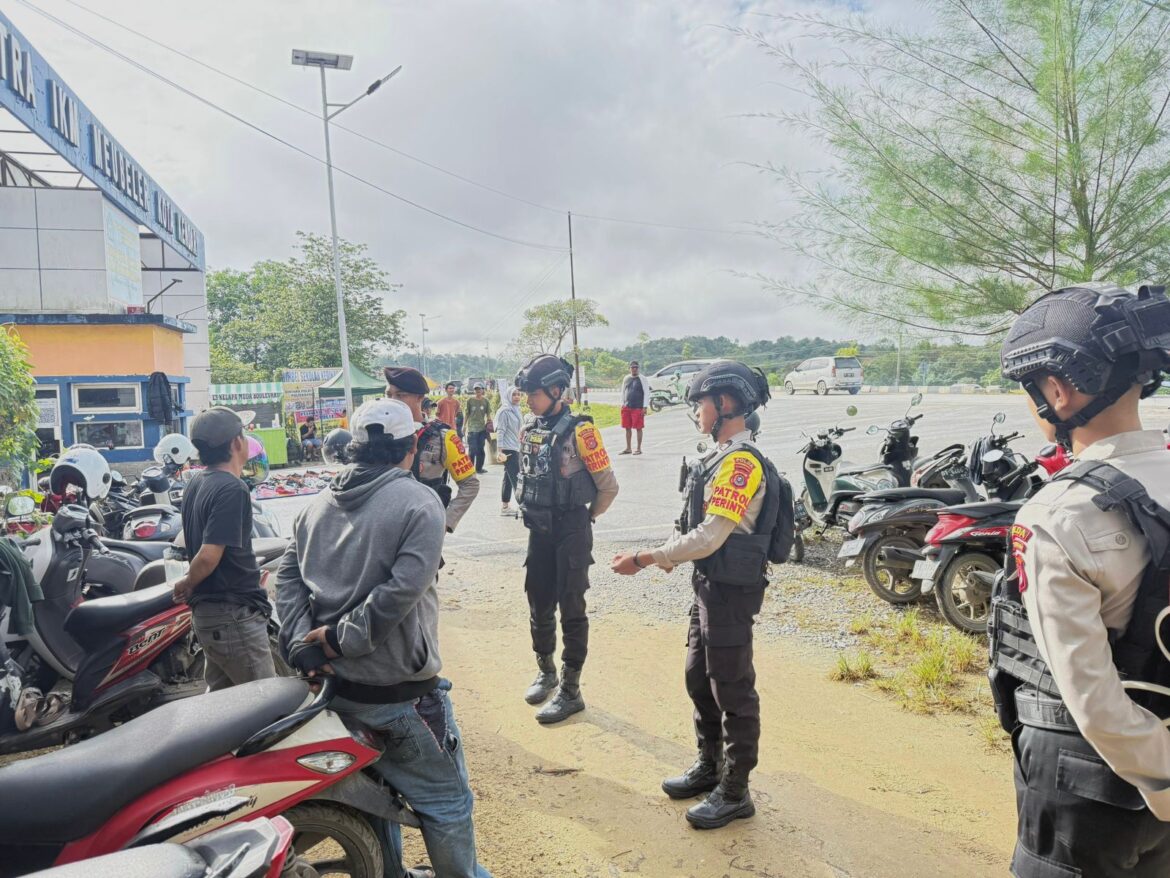 *Satgas Preventif Polda Sultra Monitoring Dugaan Pungli Berkedok Parkir di Area Kolam Retensi Kendari*