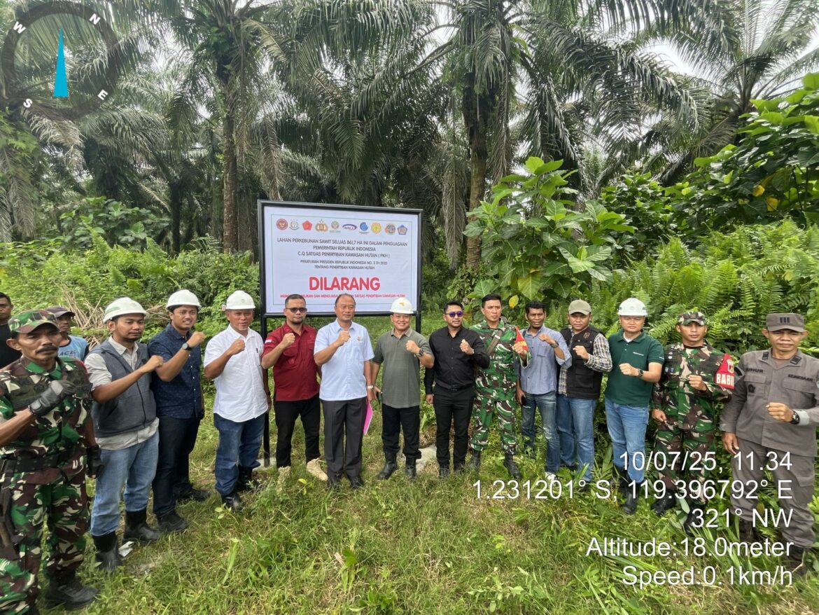 Satgas PKH Identifikasi 776 Hektare Lahan Dikuasai Warga, PT Pasangkayu Tegaskan Patuh Hukum