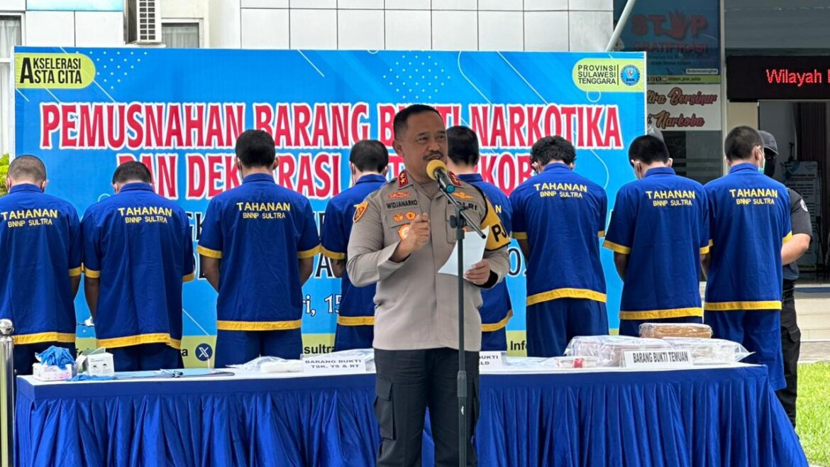 *Kapolda Sultra Tegas: Bandar Narkoba Layak Dihukum Mati*