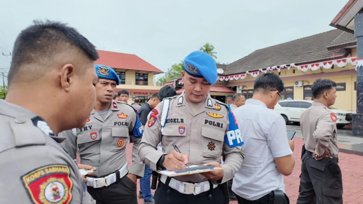 Kapolres Mengapresiasi Tinggi, Propam Polda Sulsel Gelar Gaktiblin di Polres Luwu Utara.