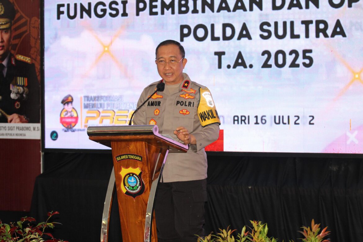*Wakapolda Sultra Buka Rakernis Gabungan Fungsi Pembinaan dan Operasi: Dorong Profesionalisme dan Sinergi Antar Fungsi*