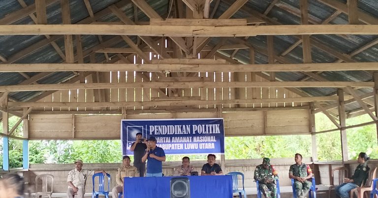 PAN Luwu Utara Gelar Pendidikan Politik di Kecamatan Rampi.