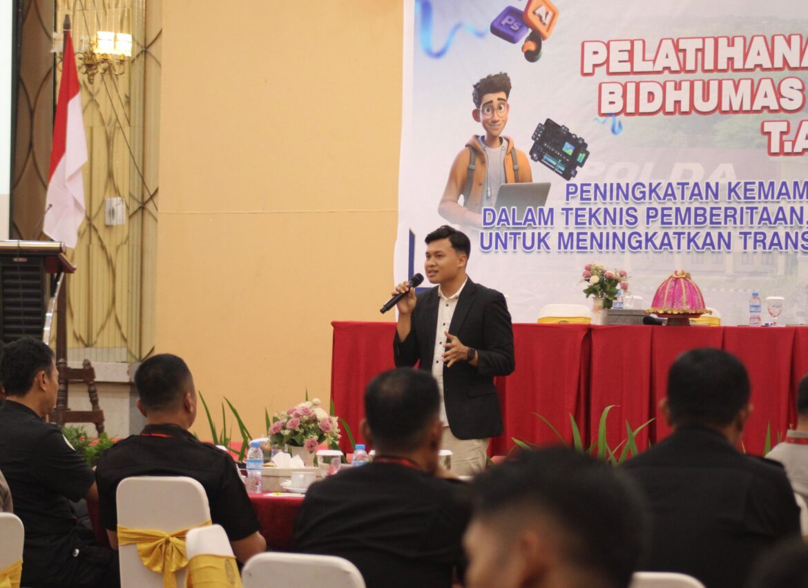 Bid Humas Polda Sultra Gelar Pelatihan Kehumasan 2025, Gandeng Presenter TVRI