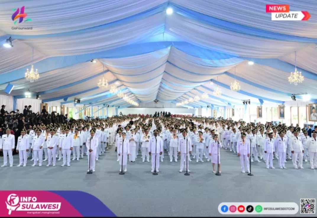 Prabowo Lantik 961 Kepala Daerah, Tekankan Tanggung Jawab Pelayanan.