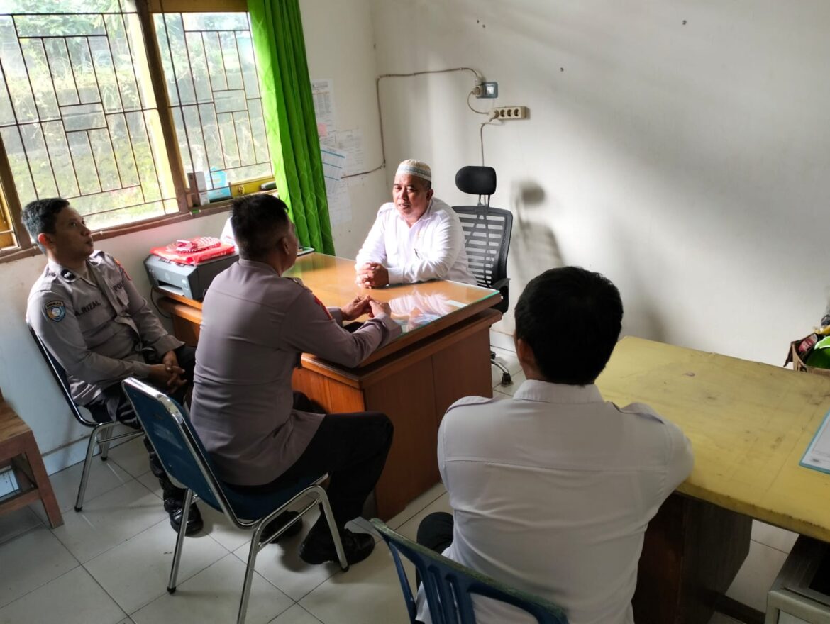 KOORDINASI DITBINMAS SUBDIT TIBSOS POLDA SULTRA DI SMA NEGERI 5 KENDARI