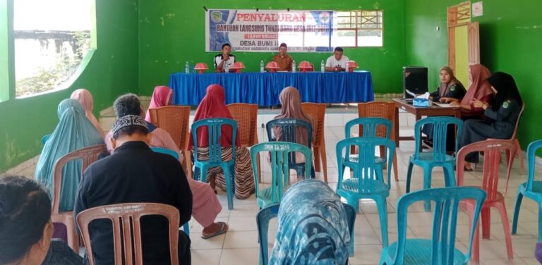 Desa Bumi Harapan Salurkan BLT-DD Tahap 3 ke 34 KPM: Fokus Bantuan Lansia dan Warga Kurang Mampu